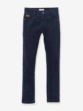 -Slim en velours garçon