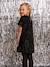 Girl's sequin Christmas dress, mother-daughter capsule black - vertbaudet enfant 