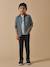 Velour Slim Fit Trousers for Boys, CYRILLUS 6399 - vertbaudet enfant 