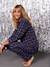 Pyjama femme flanelle noël capsule famille bordeaux - vertbaudet enfant 