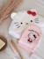 Bath Cape & Wash Mitt Gift Set, HELLO KITTY white - vertbaudet enfant 