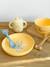 Bugs Bunny LONEY TUNES silicone non-slip bowl yellow - vertbaudet enfant 