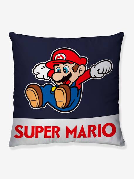 Children's duvet cover and pillowcase set Super Mario navy blue - vertbaudet enfant 