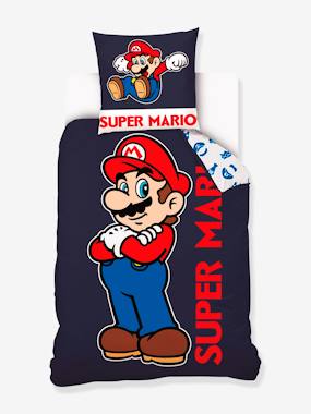 Bedding & Decor-Children's duvet cover and pillowcase set Super Mario 