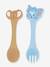 Tom & Jerry Cutlery Set for Babies, LOONEY TUNES yellow - vertbaudet enfant 