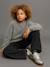 Fluffy Knit Christmas Jumper with Silvery Effect for Girls, JONEN silver - vertbaudet enfant 
