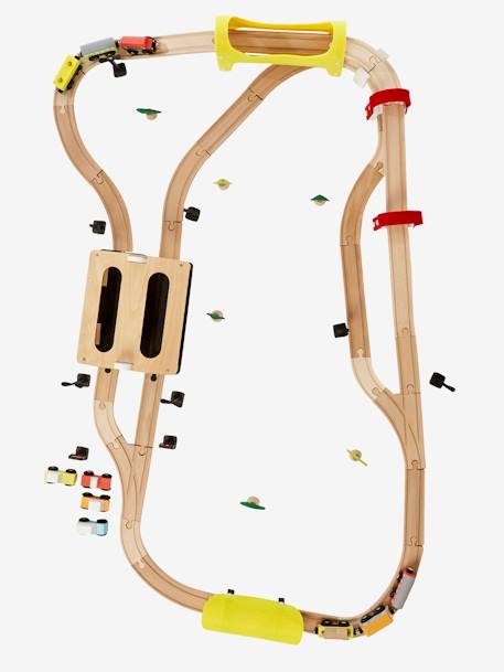 Train Circuit, 66 Pieces Multi - vertbaudet enfant 