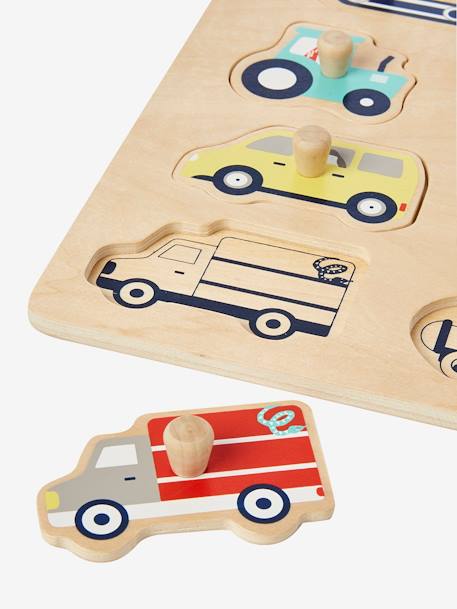 Puzzle with Vehicles - Wood FSC® Certified Wood/Multi - vertbaudet enfant 