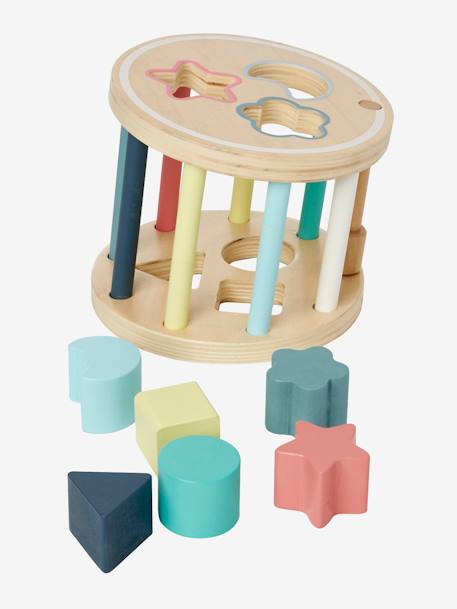 Box with Cylindrical Shapes - Wood FSC® Certified Wood/Multi - vertbaudet enfant 