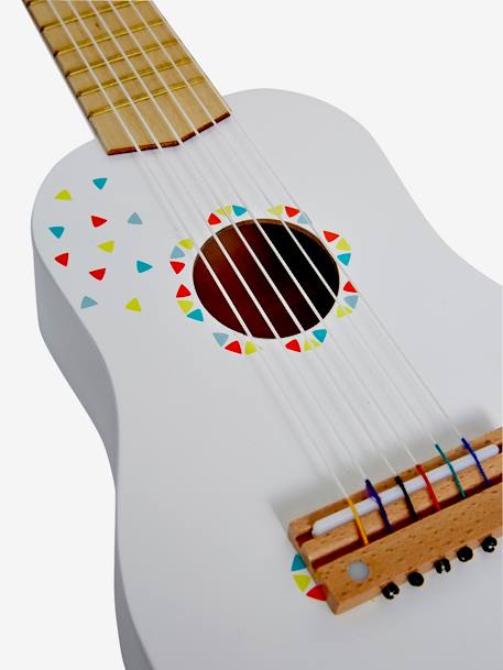 Guitare en bois FSC® blanc+Rose - vertbaudet enfant 