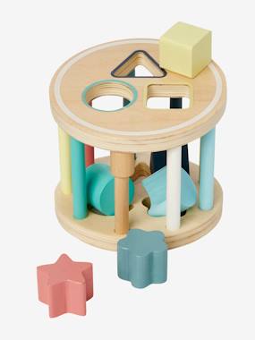 Boîte à formes cylindre en bois FSC®  - vertbaudet enfant