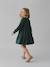 Polka Dot Dress in Cotton Gauze for Girls fir green+plum+sage green - vertbaudet enfant 