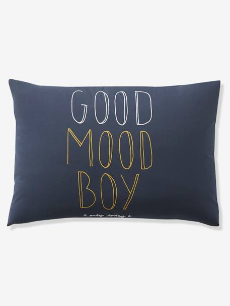 Children's Duvet Cover + Pillowcase Set, ROCK STAR Dark Blue - vertbaudet enfant 