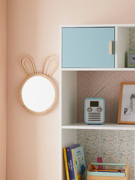 Rattan Mirror, Rabbit Light Wood - vertbaudet enfant 