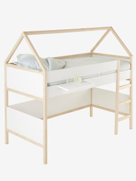 Suspended Shelf-Bedside Table White - vertbaudet enfant 