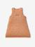 Customisable summer baby sleeping bag in organic cotton muslin cloth, JUNGLE printed brown - vertbaudet enfant 
