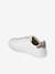 Synthetic Trainers for Girls printed white - vertbaudet enfant 