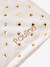 Children's Blanket with Gold Hearts Light Pink/Print+White - vertbaudet enfant 