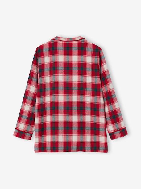 Women's flannel pyjamas, Christmas capsule chequered red - vertbaudet enfant 