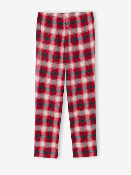 Women's flannel pyjamas, Christmas capsule chequered red - vertbaudet enfant 