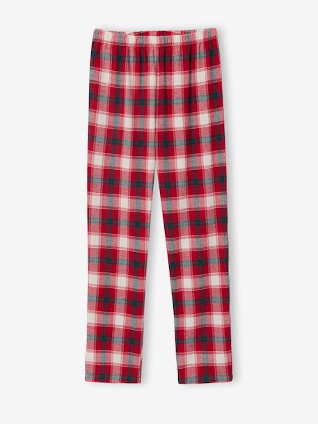 Pyjama femme flanelle noël capsule famille carreaux rouge - vertbaudet enfant 