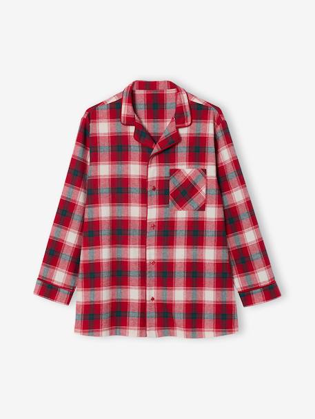 Women's flannel pyjamas, Christmas capsule chequered red - vertbaudet enfant 