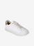 Synthetic Trainers for Girls printed white - vertbaudet enfant 