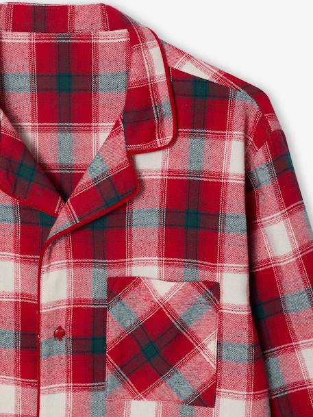 Women's flannel pyjamas, Christmas capsule chequered red - vertbaudet enfant 