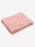 Children's Blanket with Gold Hearts Light Pink/Print+White - vertbaudet enfant 