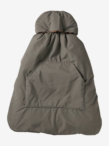Lightweight Padded Baby Carrier Cover khaki - vertbaudet enfant 
