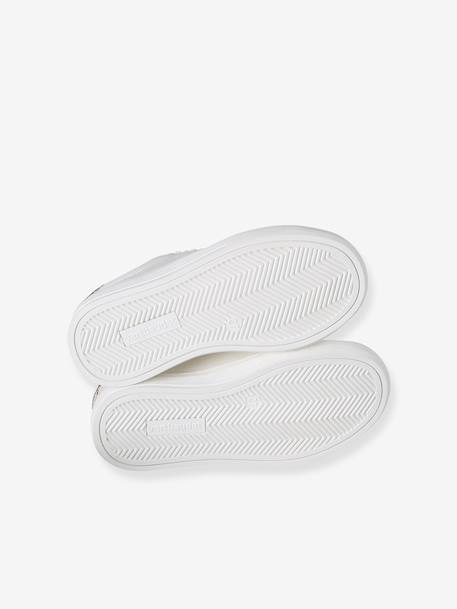 Synthetic Trainers with Laces, for Girls printed white - vertbaudet enfant 