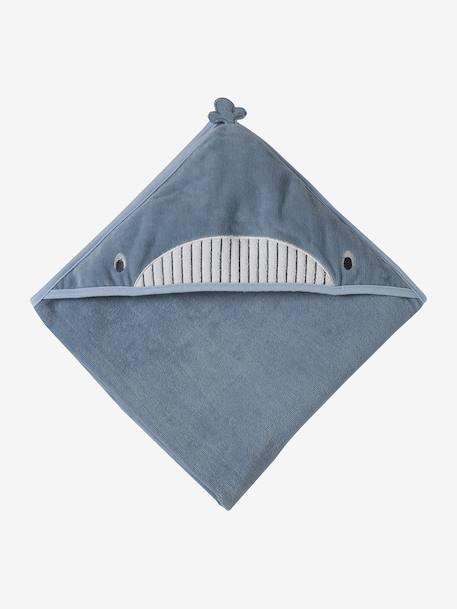 Apron Baby Bath Cape for Parent/Baby cappuccino+grey blue+ochre+terracotta - vertbaudet enfant 