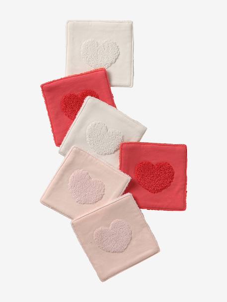 Lot 6 lingettes éponge écru - vertbaudet enfant 