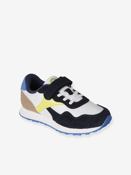 Synthetic Trainers for Children set blue - vertbaudet enfant 