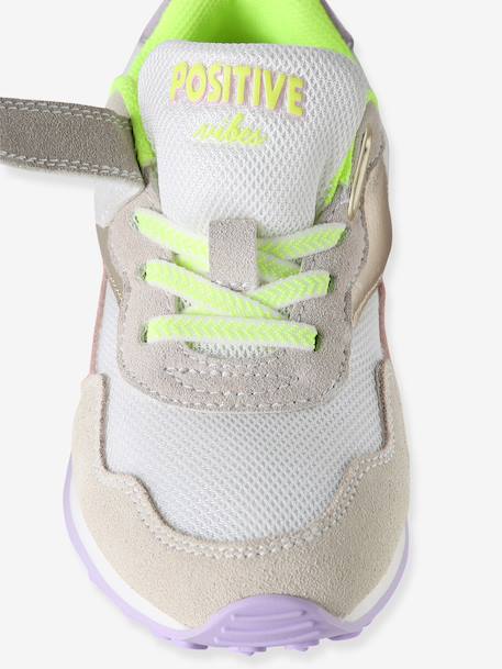 Trainers with Hook-&-Loop Fasteners & Elasticated Laces set pink - vertbaudet enfant 