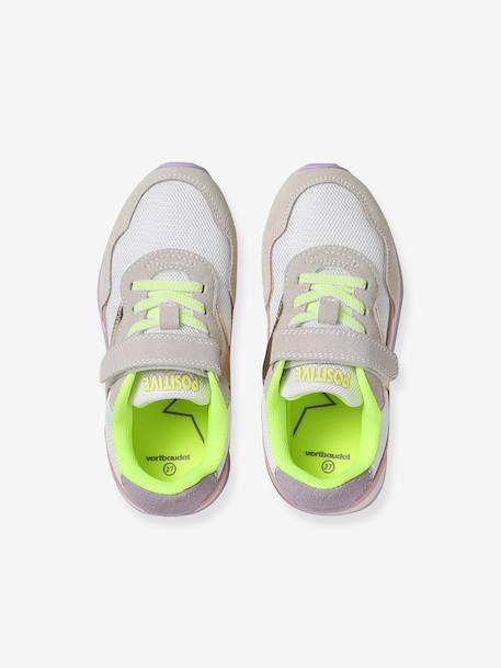 Trainers with Hook-&-Loop Fasteners & Elasticated Laces set pink - vertbaudet enfant 