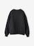 Oversized Leopard Print Slogan Sweatshirt for Girls, JONEN anthracite - vertbaudet enfant 