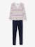 Christmas family 2-piece pyjamas for women night blue - vertbaudet enfant 