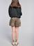 Oversized Leopard Print Slogan Sweatshirt for Girls, JONEN anthracite - vertbaudet enfant 