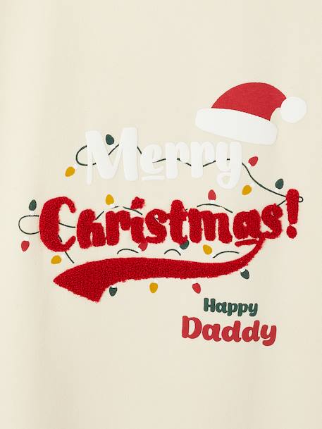 Christmas Sweatshirt for Men, Family Capsule Collection vanilla - vertbaudet enfant 