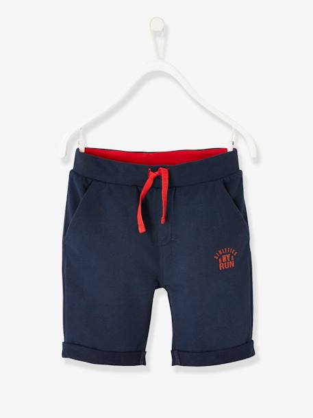 Sports Shorts for Boys Dark Blue - vertbaudet enfant 