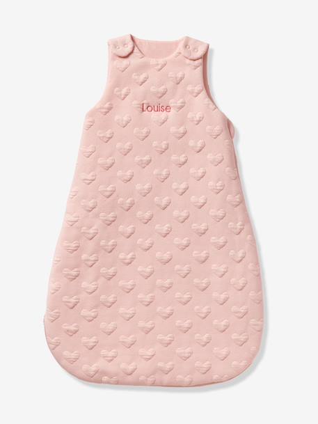 Baby Sleeping Bag, Jacquard beige+pale pink - vertbaudet enfant 