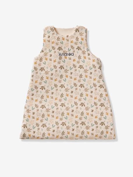 Customisable cotton muslin summer baby sleeping bag BAYOU multicoloured - vertbaudet enfant 