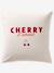 Duvet Cover & Pillowcase Set with Recycled Cotton, CHERRY STRIPES striped red - vertbaudet enfant 