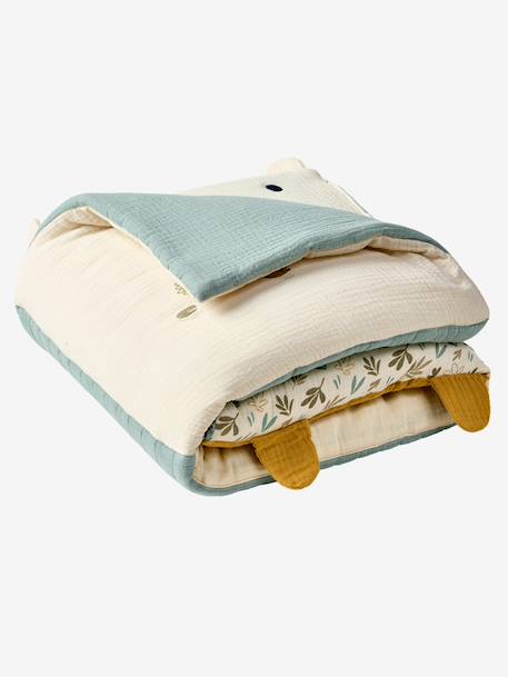 Floor mattress / Play mat in patchwork cotton muslin BAYOU multicoloured - vertbaudet enfant 