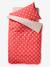 Duvet cover set + pillowcase MY HEART printed pink - vertbaudet enfant 