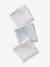 Pack of 3 cotton muslin squares IN THE CLOUDS printed white - vertbaudet enfant 