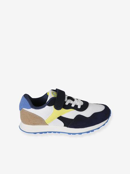 Synthetic Trainers for Children set blue - vertbaudet enfant 
