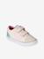Girl's synthetic trainers printed beige - vertbaudet enfant 
