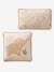 Pack of 2 BABYLON cushions in cotton gauze beige - vertbaudet enfant 